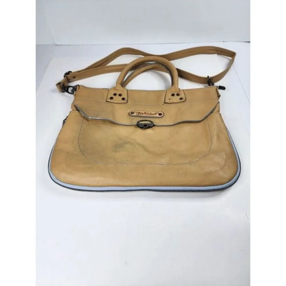 Cascina -‎ Made to Order - Pebble Grain Hobo Shoulder Bag Purse Brown Large